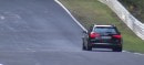 2018 Audi RS4 Avant test mule on Nurburgring
