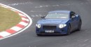 2018 Bentley Continental GT testing on Nurburgring