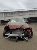 2018 BMW M5 First Edition crash