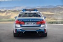 2018 BMW M5 (F90) rendered as a German police car