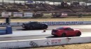 GT350 vs ZL1 drag race