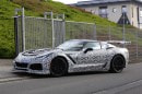 2018 Chevrolet Corvette ZR1 spied near the Nurburgring