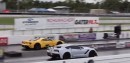 2018 Ford GT drag races 2019 Chevrolet Corvette ZR1