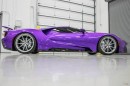 2018 Ford GT Has Lamborghini-Like $45,000 Deep Purple Paint and Silver Stripes