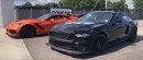 2018 Ford Mustang GT Drag Races 2019 Corvette ZR1