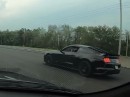 Dodge Demon drag races modded 2018 Mustang GT