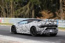 2018 Lamborghini Huracan Performante Spyder spied on Nurburgring