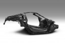 2018 McLaren Super Series (P14 / 720S) Monocage II carbon fiber body structure