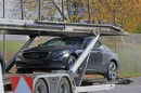 All-New E-Class Coupe Spied Nearly Undisguised on Trailer