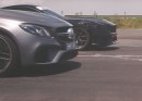 2018 Mercedes-AMG E63 S vs 693 HP Ford Mustang Savage Drag Race