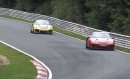 2018 Porsche 911 GT2 RS Test Cars Lapping Nurburgring