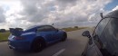 2018 Porsche 911 GT3 vs Lamborghini Huracan Drag Race