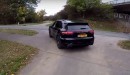 2018 Porsche Cayenne Turbo on German Autobahn