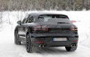 2018 Porsche Macan Facelift Spied Undergoing Winter Testing