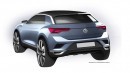 2018 Volkswagen T-Roc official sketch