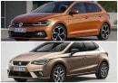 2018 VW Polo vs. SEAT Ibiza: MQB A0 Photo Comparison