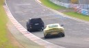 2019 Aston Martin V8 Vantage Hunts Down Unsuspecting 2019 Hyundai Santa Fe on Nurburgring