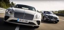 2019 Bentley Continental GT vs. Mercedes-AMG S63 Coupe Track Battle