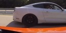 Chevrolet Corvette ZR1 Drag Races Supercharged Mustang GT