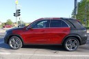 2019 Mercedes GLE-Class Shows Uncamouflaged Design in Red, Has Rugged E-Class Interior