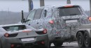 2019 Mercedes GLS Spied Towing Stuff in Germany