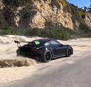 2019 Porsche 911 GT3 RS Drifting at The Beach