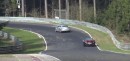 2019 Porsche 911 Prototype Hunts Down Mercedes-AMG C63 Coupe on Nurburgring