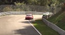 2019 Porshe 911 GT3 RS Chasing Mitsubishi Lancer Evo on Nurburgring