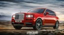 2019 Rolls-Royce Cullinan coupe rendering