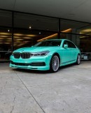 2020 Alpina B7 Shows Off Mint Green Paintwork Over Merino Leather Upholstery