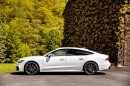 2020 Audi S7 Looks Stunning in Glacier White With Black Trim