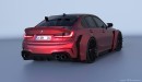 2020 BMW 3 Series Rendered With Race Car Concept Kit