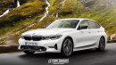 2020 BMW 3 Series Wagon and Gran Turismo Accurately Rendered