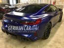 2020 BMW M8 Competition Shown in Full Frozen Blue Glory