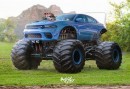 2020 Dodge Charger Daytona monster truck rendering
