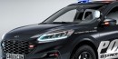 2020 Ford Escape / Kuga Police Interceptor Looks Like a Transformer