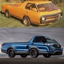 2020 Ford Explorer Turned into 1973 Explorer SUV Concept Pickup