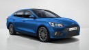 2020 Ford Focus RS rendering