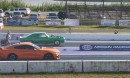 2020 Ford Mustang Shelby GT500 Drag Races 1969 Camaro RS