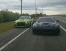 2020 Ford Mustang Shelby GT500 Drag Races C7 Corvette ZR1