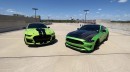 2020 Ford Mustang Shelby GT500 Races Supercharged Mustang GT