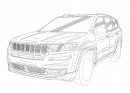 2020 Jeep Grand Wagoneer technical drawing