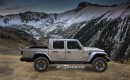 2020 Jeep Scrambler Rubicon rendered with hard top