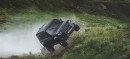 2020 Land Rover Defender during rehearsals for No Time to Die