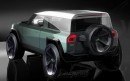Land Rover Defender concept art
