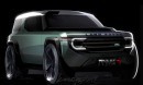 Land Rover Defender concept art