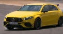 2020 Mercedes-AMG A45 S Drifting on Track