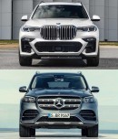 2020 Mercedes-Benz GLS-Class vs. BMW X7: Big Luxury SUV Photo Comparison