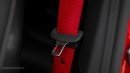 2020 Porsche 911 Carrera S red seatbelt
