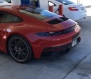 2020 Porsche 911 Spotted at Californian Gas Station